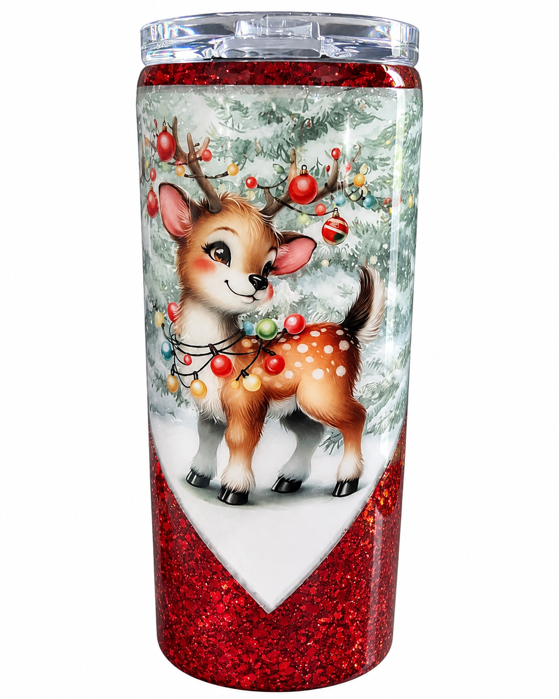 Christmas Reindeer Tumbler