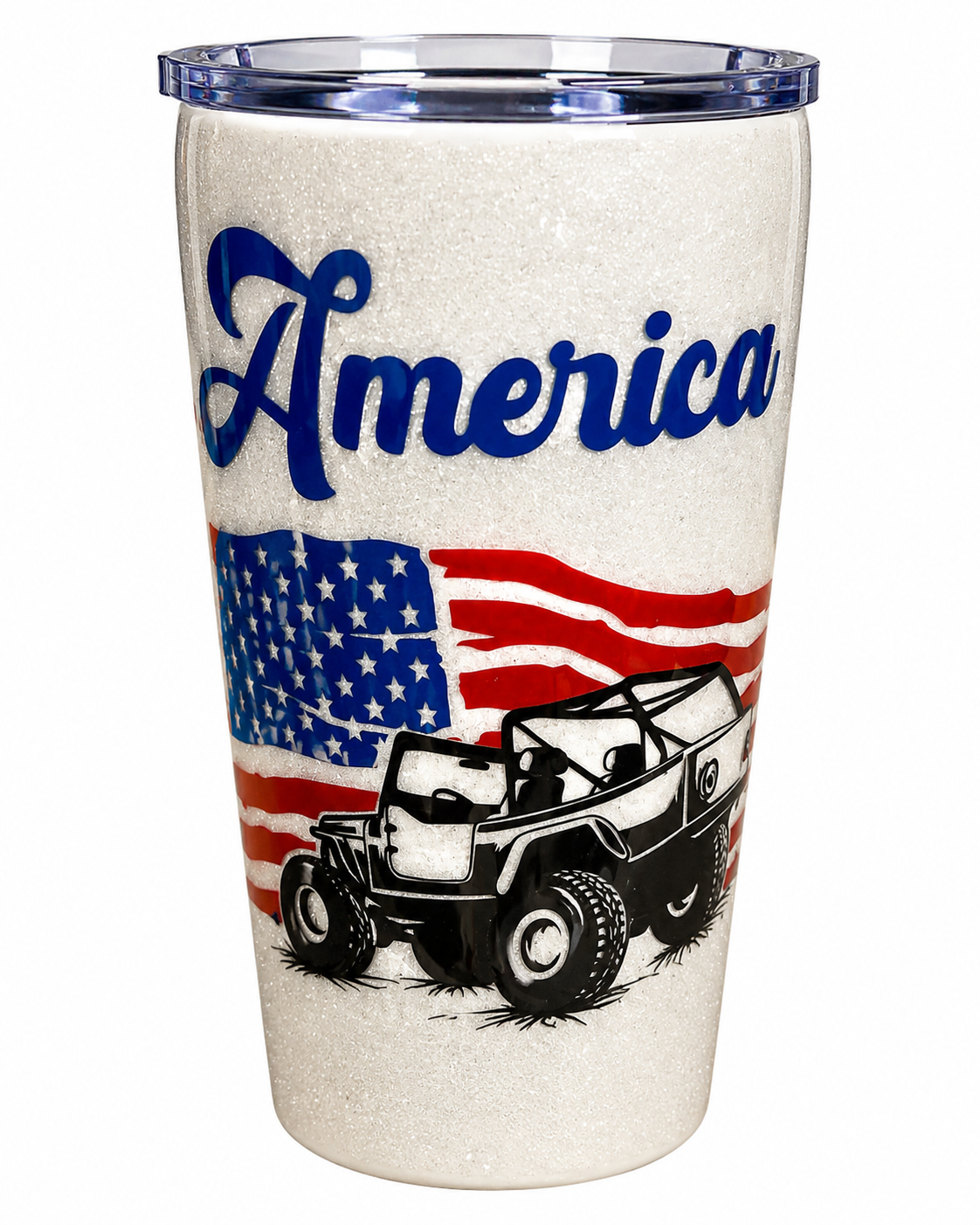 America Jeep Tumbler
