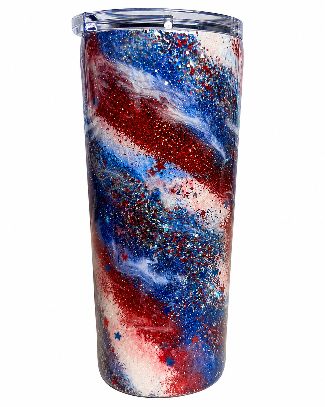 Red, White & Blue Patriotic Tumbler