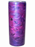 Galaxy Purple Glitter Swirl Tumbler
