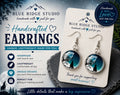 Midnight Wolf  Earrings