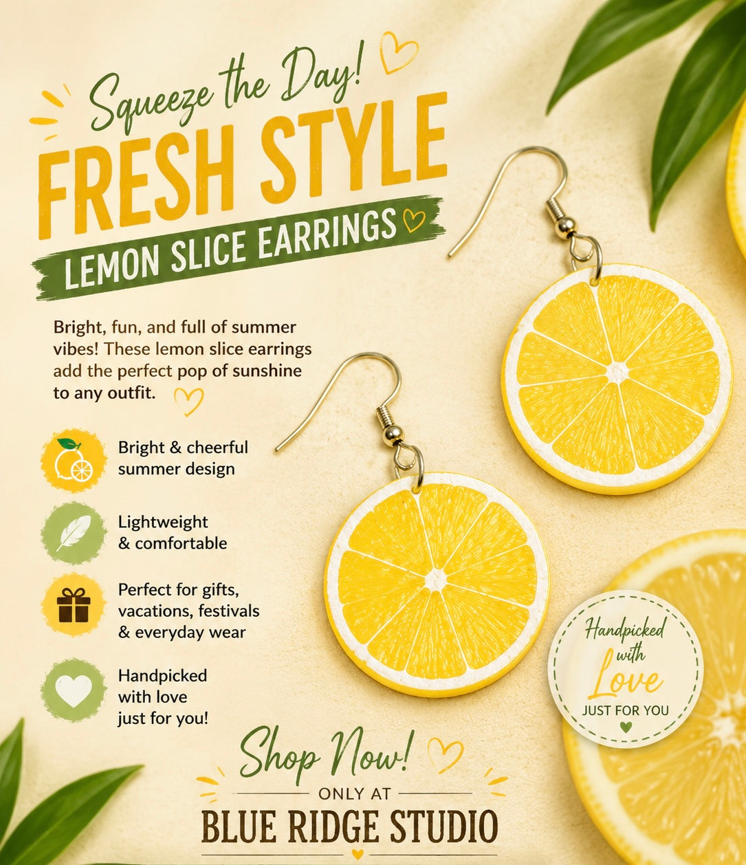 Lemom Slice Earrings