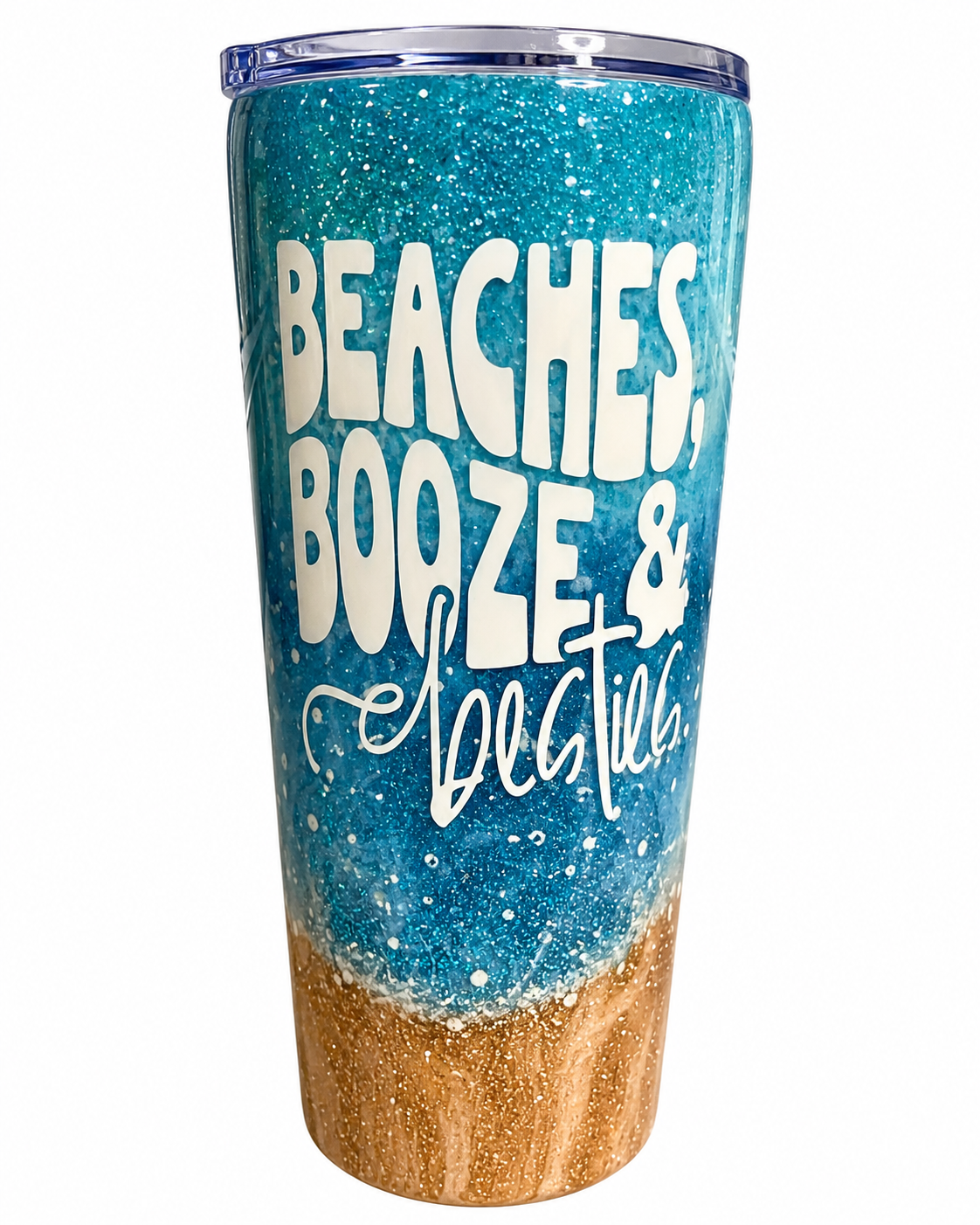 Beaches, Booze & Besties Tumbler