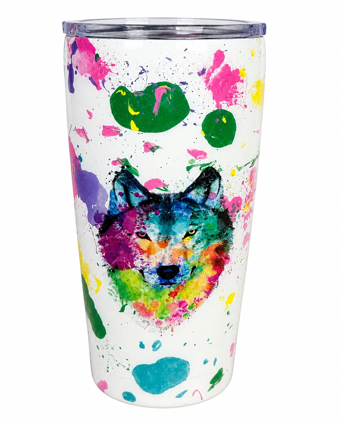 Watercolor Wolf Tumbler