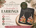 Gingerbread House Earrings
