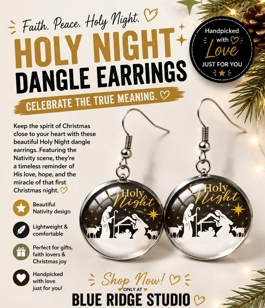 Holy Night Earrings
