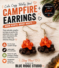 3D Campfire Earrings
