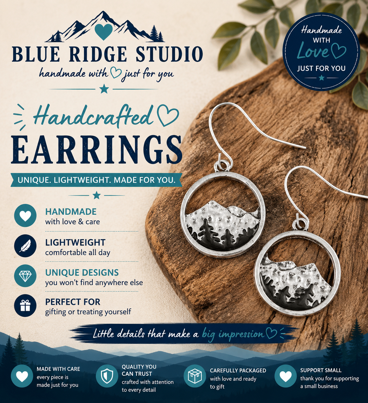 Mountain Earrings