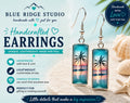 Beach & Palm Tree Earrings