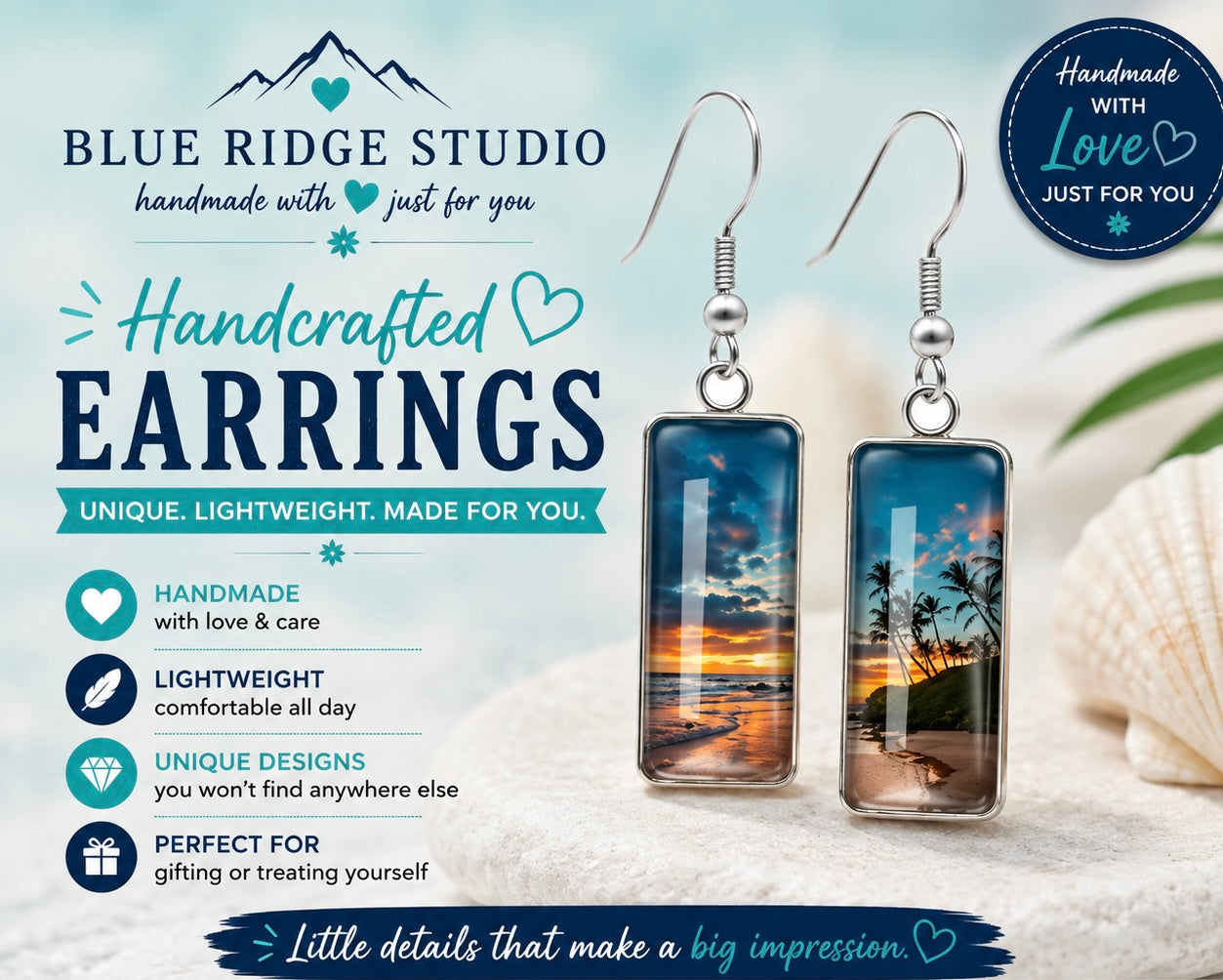 Beach Theme Earrings