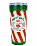Candy Cane Cafe Christmas Tumbler