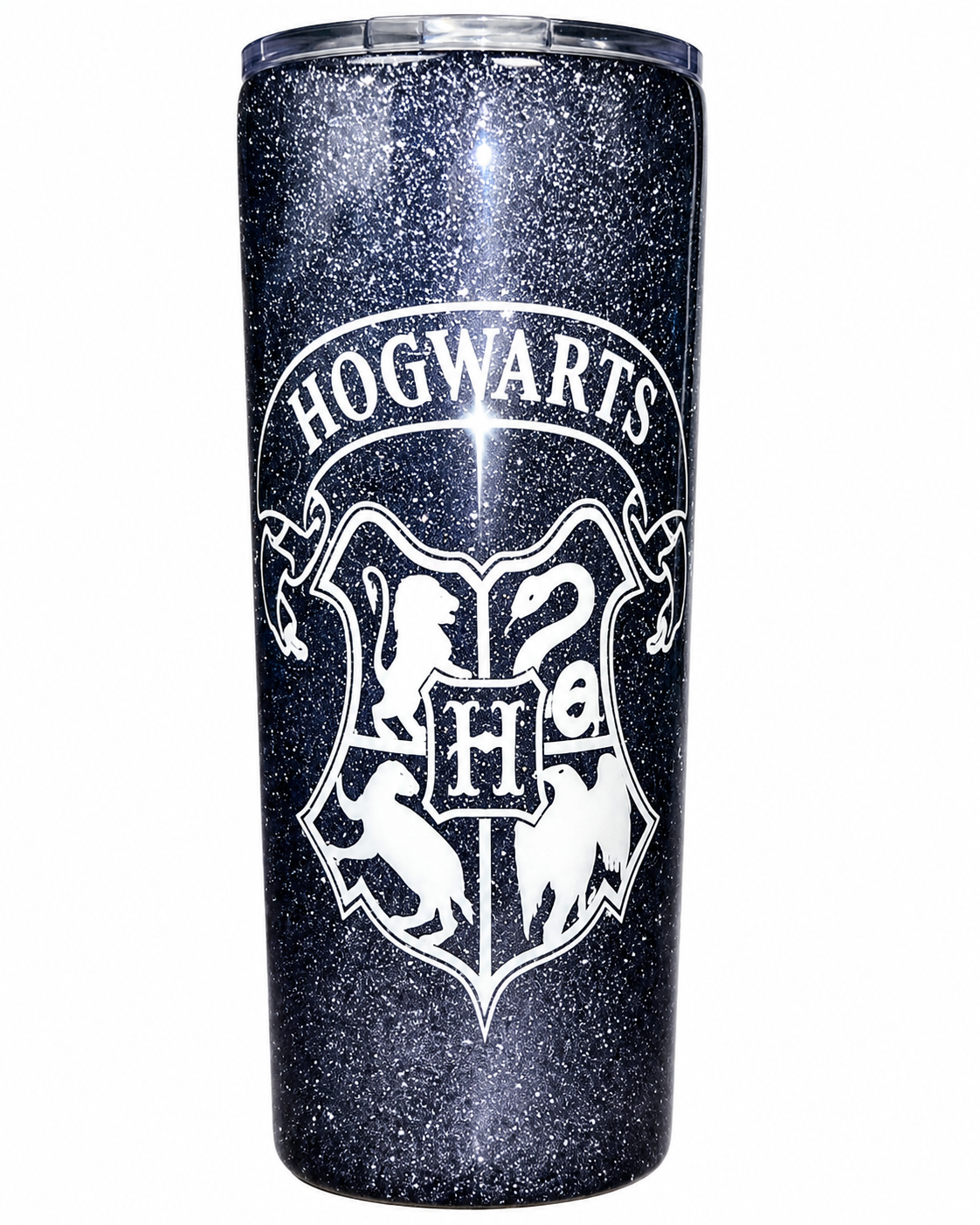 Hogwarts Glitter Tumbler