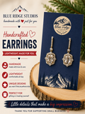 Crystal Halo Drop Earrings