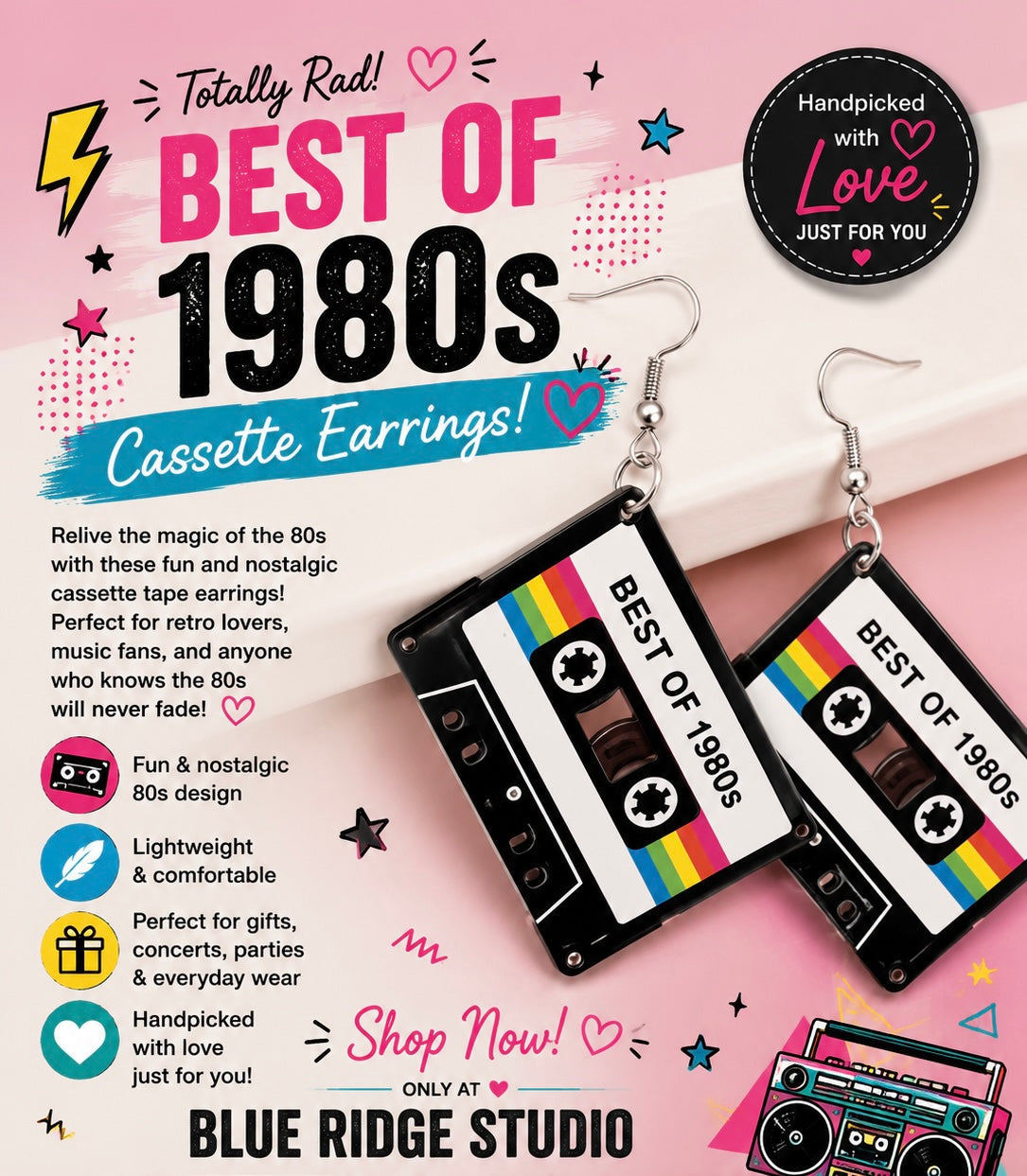 80's Dangling Earrings