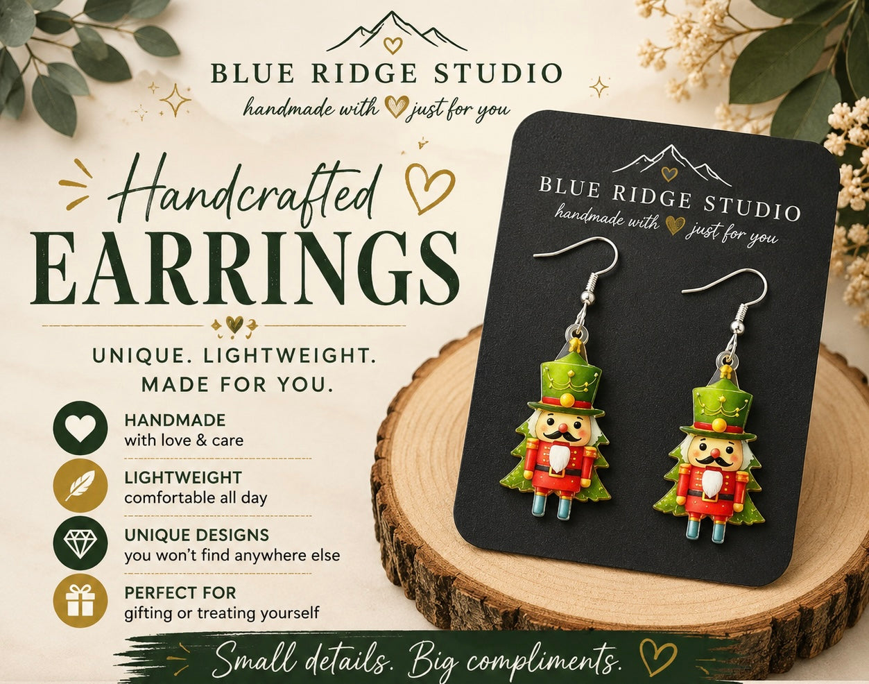 Nutcracker Earrings