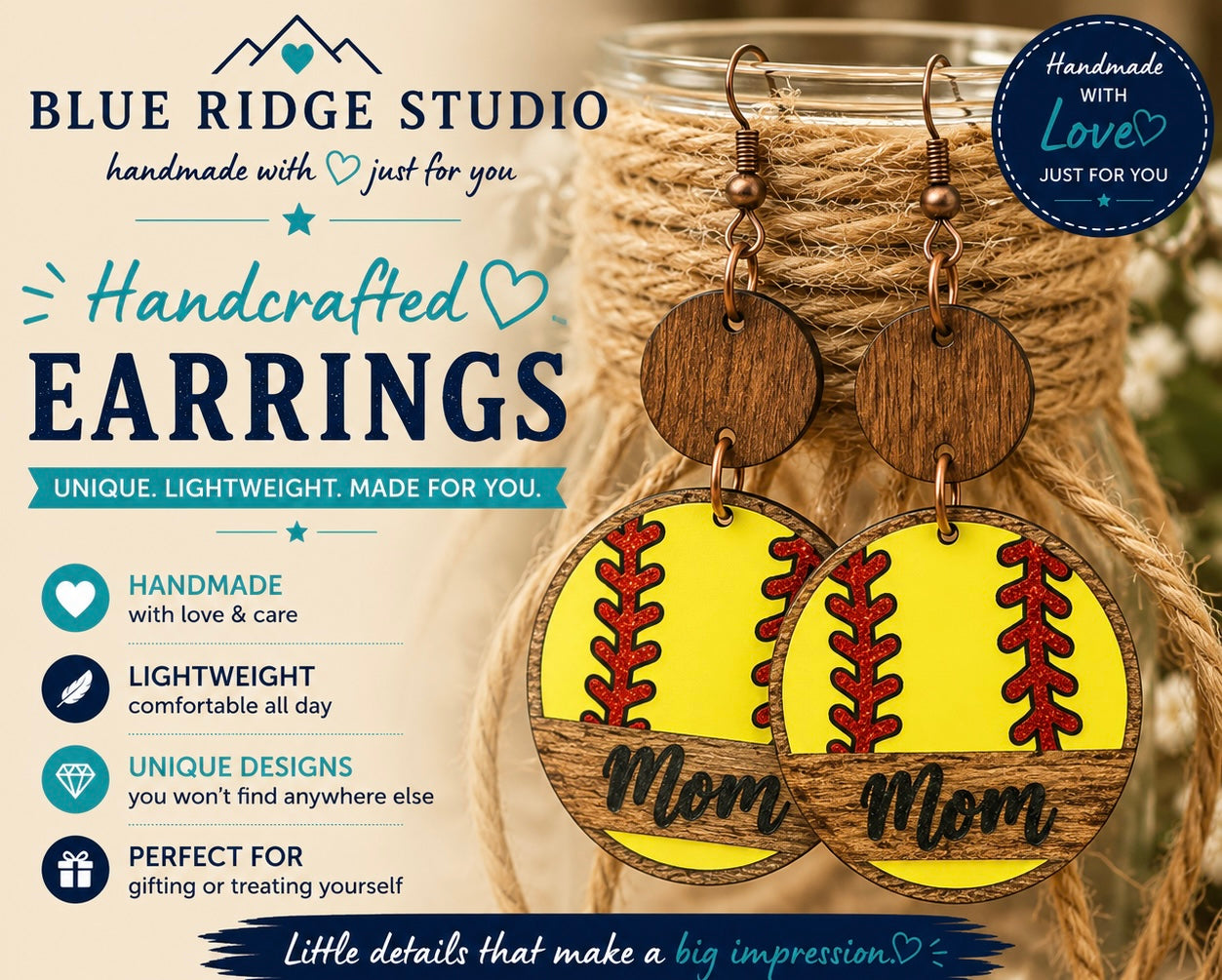 Softball Mom Earrings