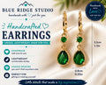 Green Gold Earrings