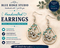 Sloth on Tree Branch Earrings