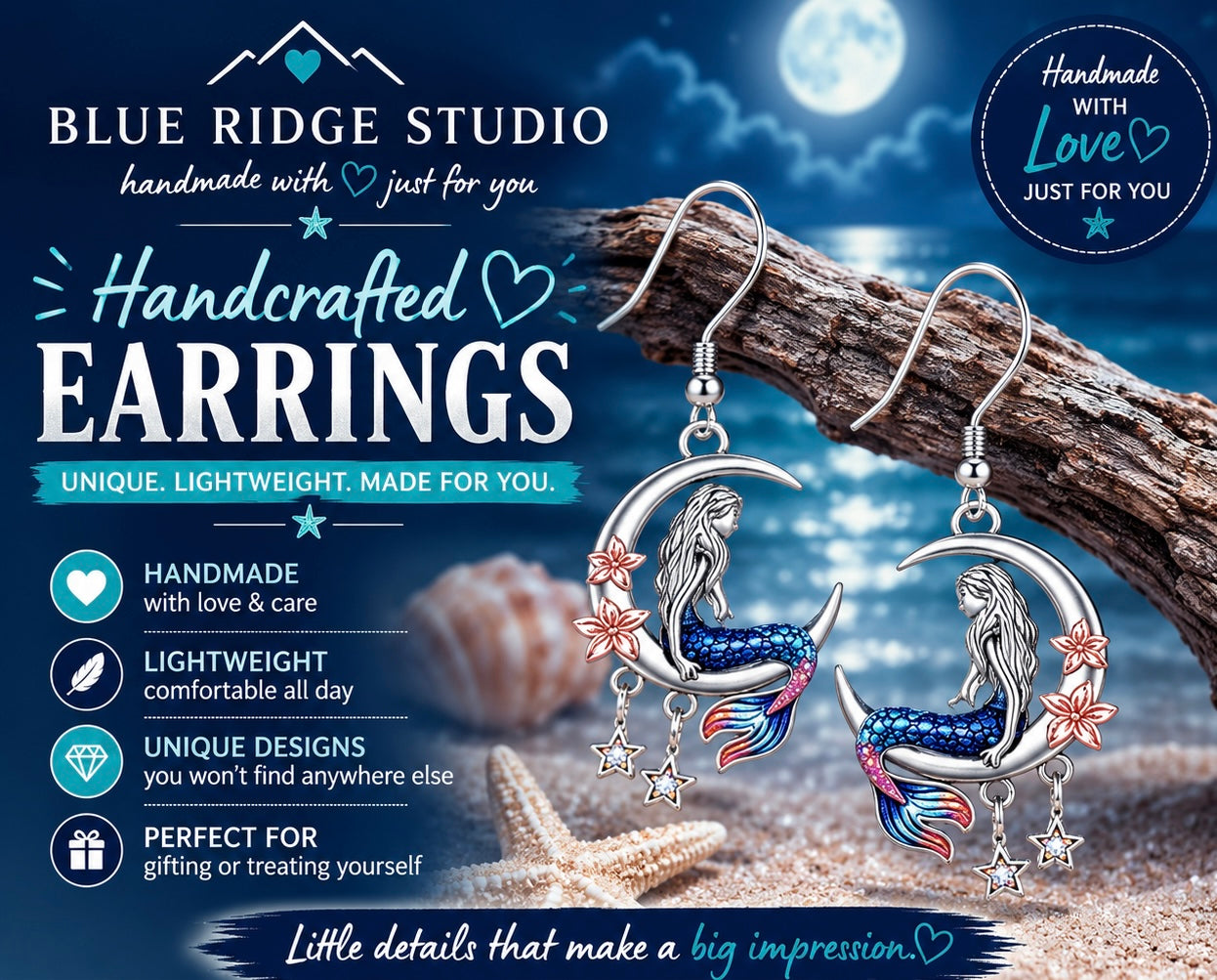Mermaid Earrings