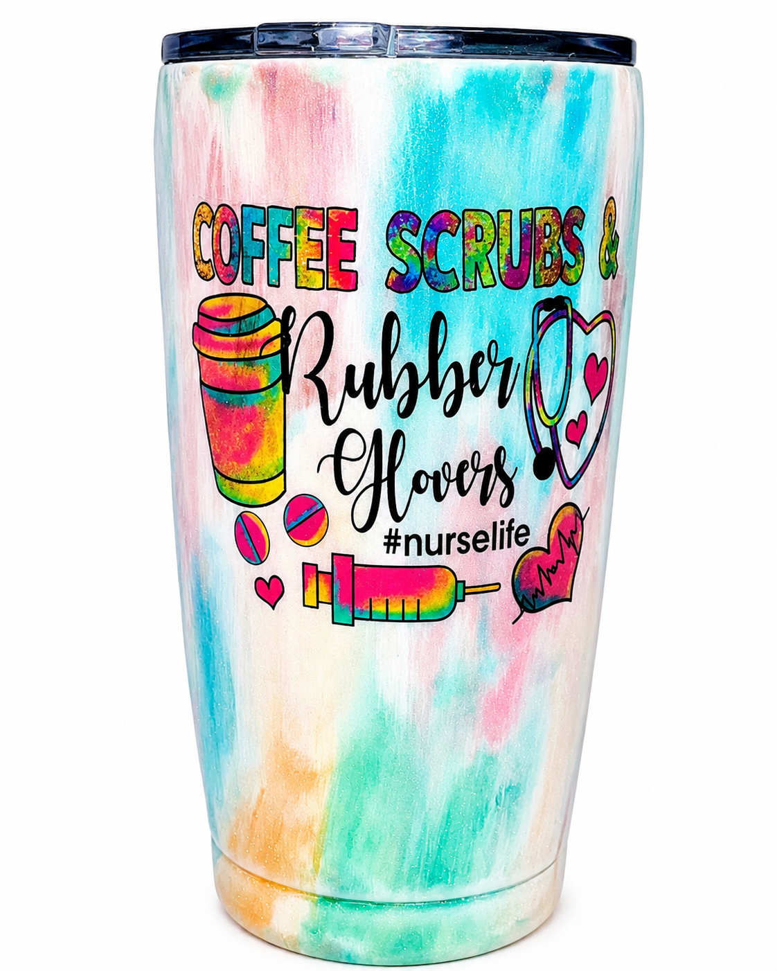 Coffee Scrubs and Rubber Gloves Tumbler