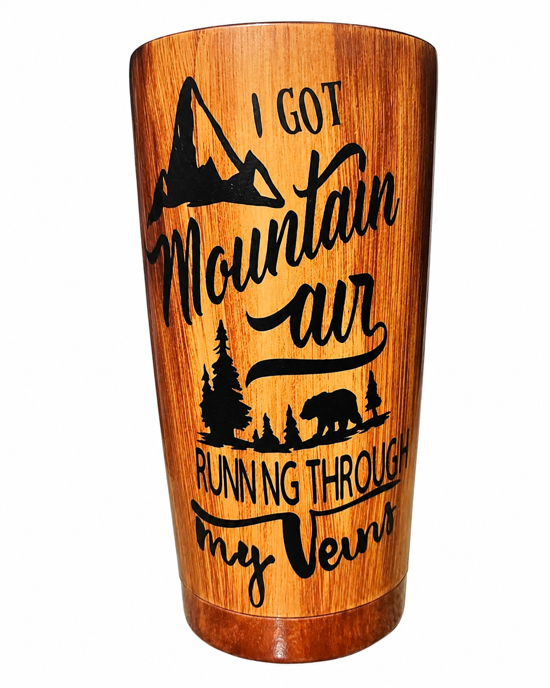 I Got Mountain Air Running Through My Veins Tumbler